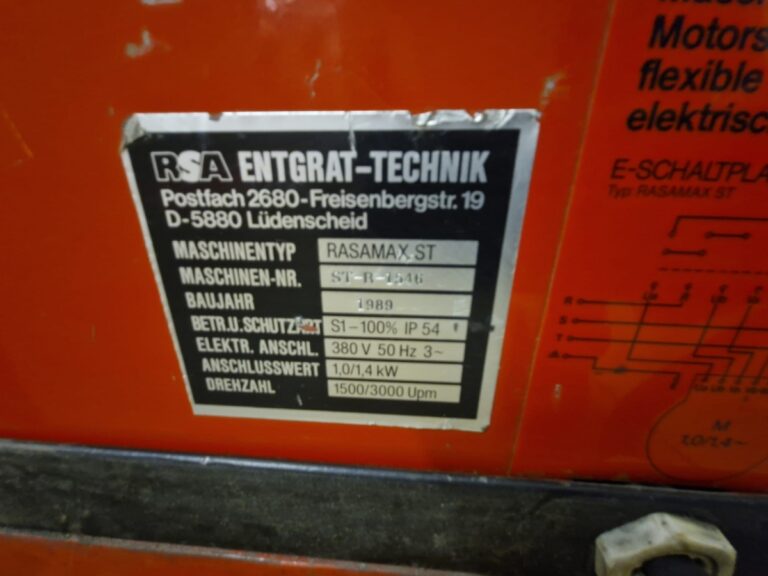 RASAMAX ST RSA ENTGRAT-TECHNIK 1989